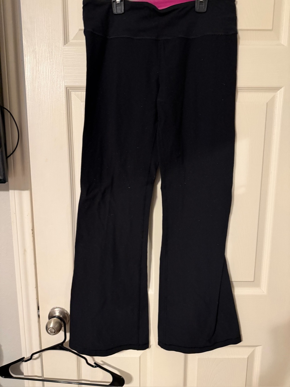 Women's Lululemon size 10 Black Athletic Pants Flare Leg Yoga Pants